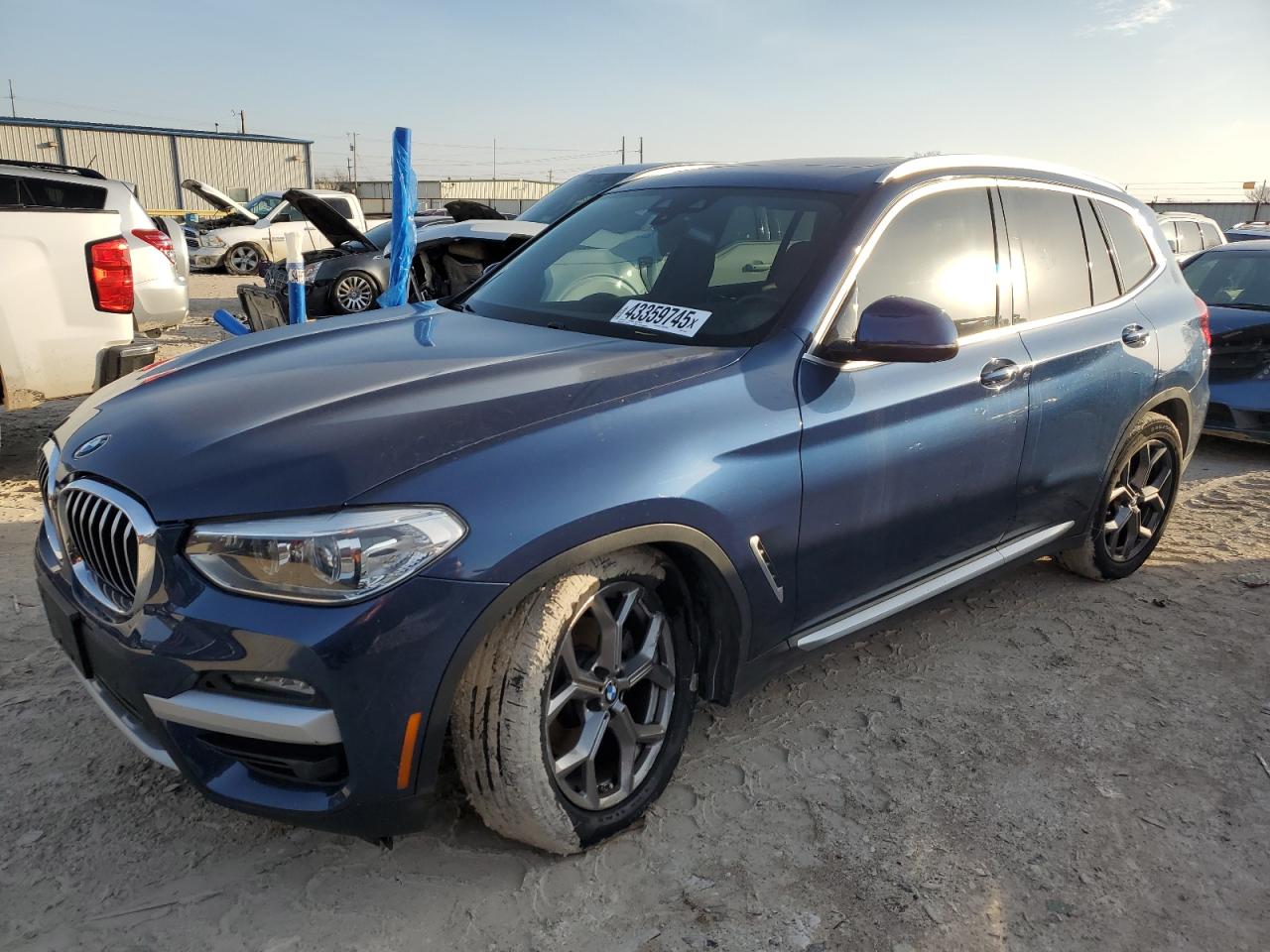 2021 BMW X3 VIN 5UXTY3C03M9E76961