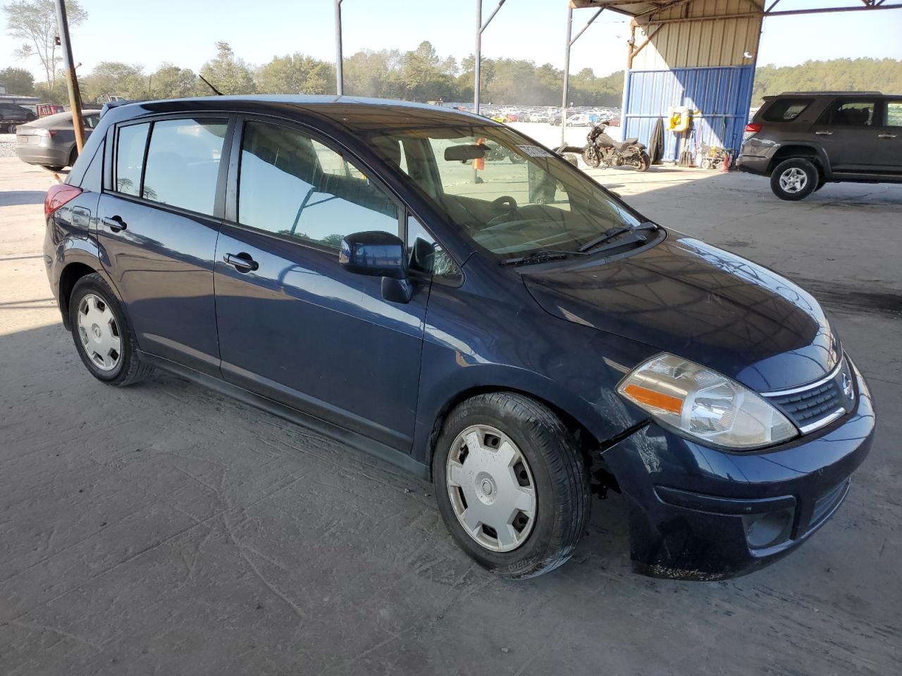 2009 Nissan Versa VIN 3N1BC13E69L380218 Copart auction photo, front end / minor dent/scratches damage thumbnail 4