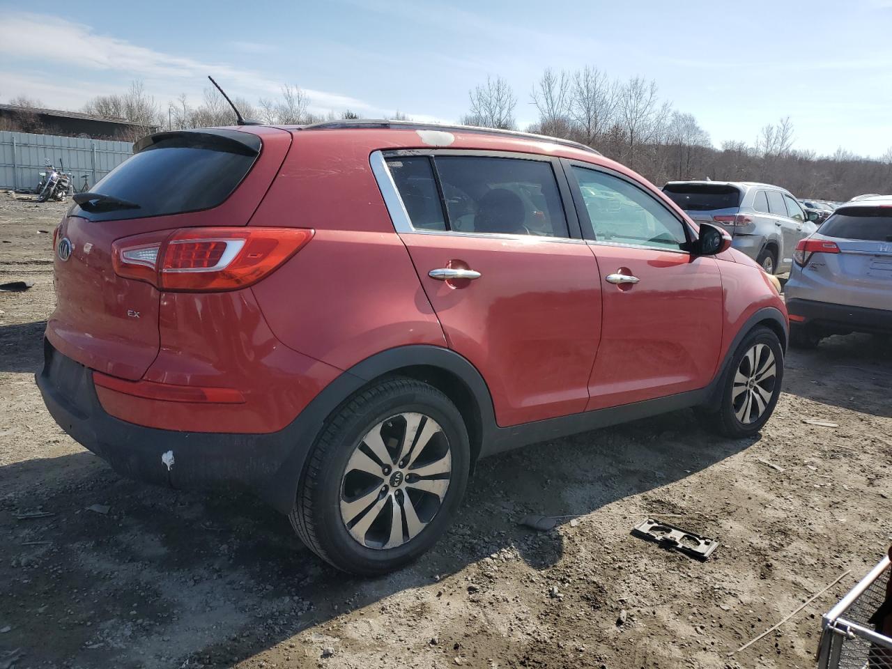 2012 KIA Sportage VIN KNDPC3A21C7196033 Copart auction photo, front end damage thumbnail 3