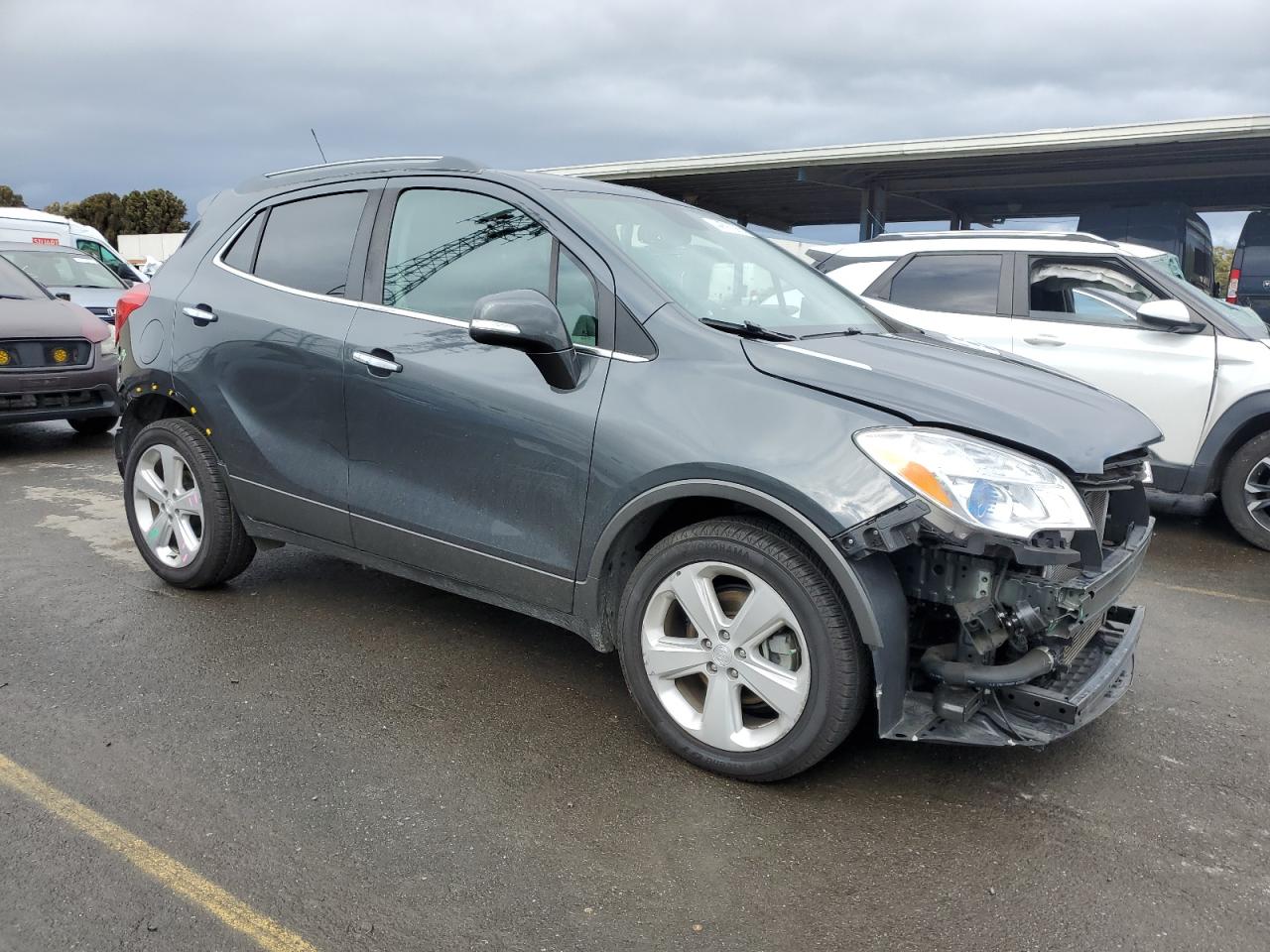 2016 Buick Encore VIN KL4CJASB1GB644422 Copart auction photo, front end / rear end damage thumbnail 4