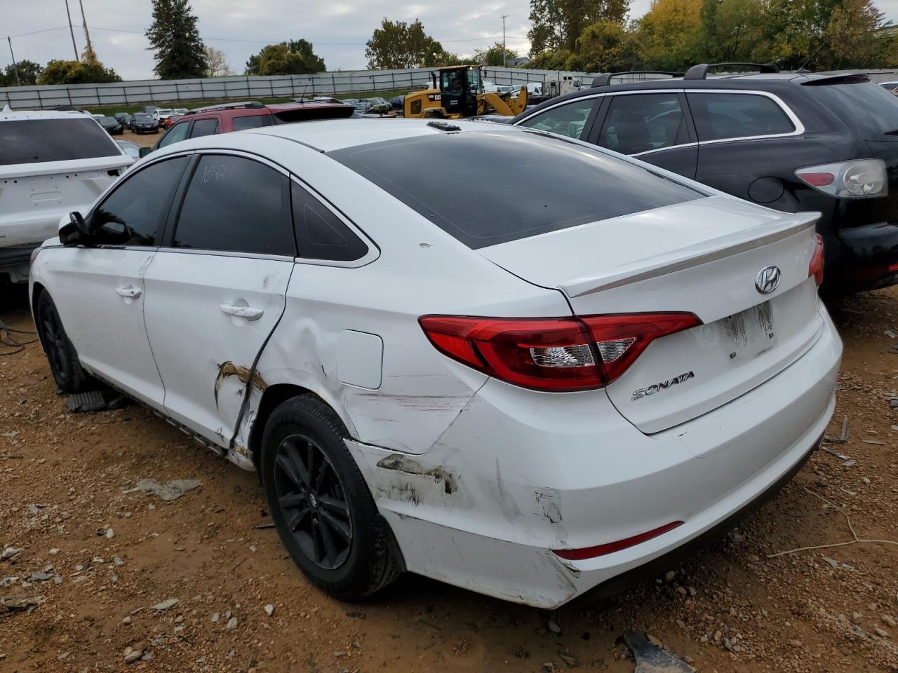 2016 Hyundai Sonata VIN 5NPE24AF4GH352103 Copart auction photo, vandalism / side damage thumbnail 2