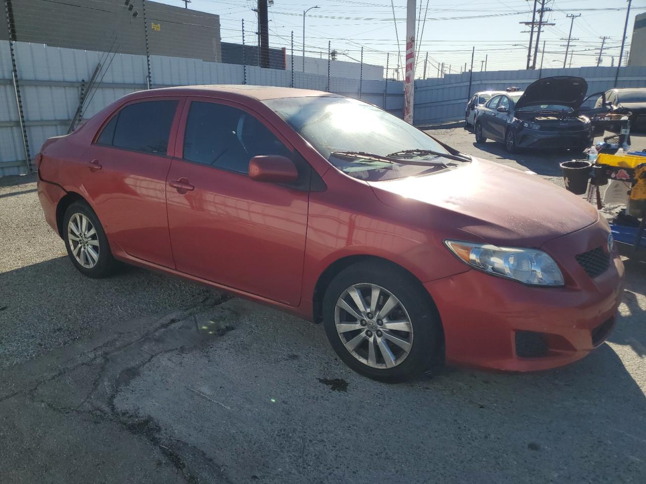 2009 Toyota Corolla VIN 1NXBU40EX9Z017339 Copart auction photo, all over damage thumbnail 4