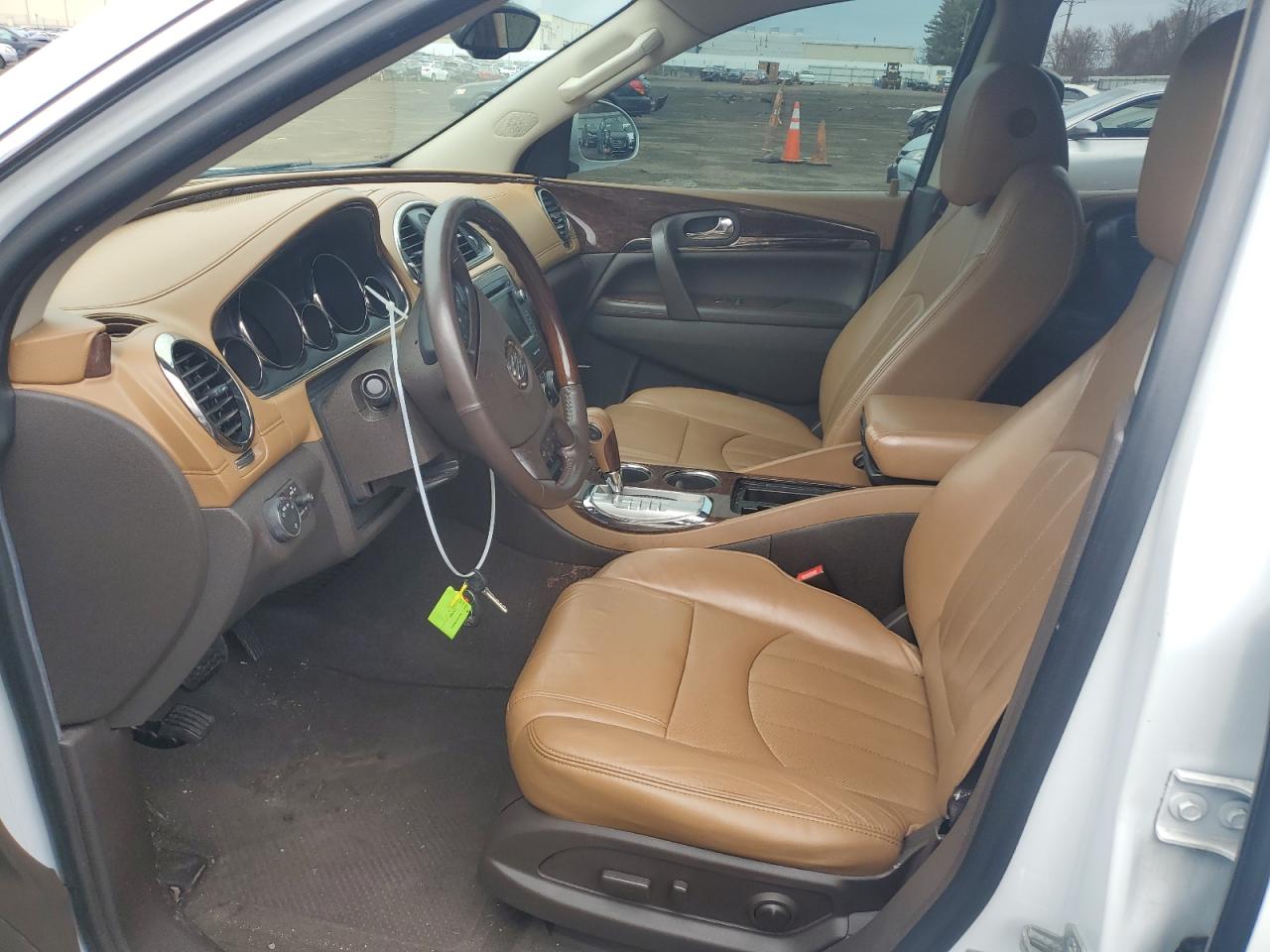 2016 Buick Enclave VIN 5GAKVBKD9GJ136400 Copart auction photo, front end / side damage thumbnail 7