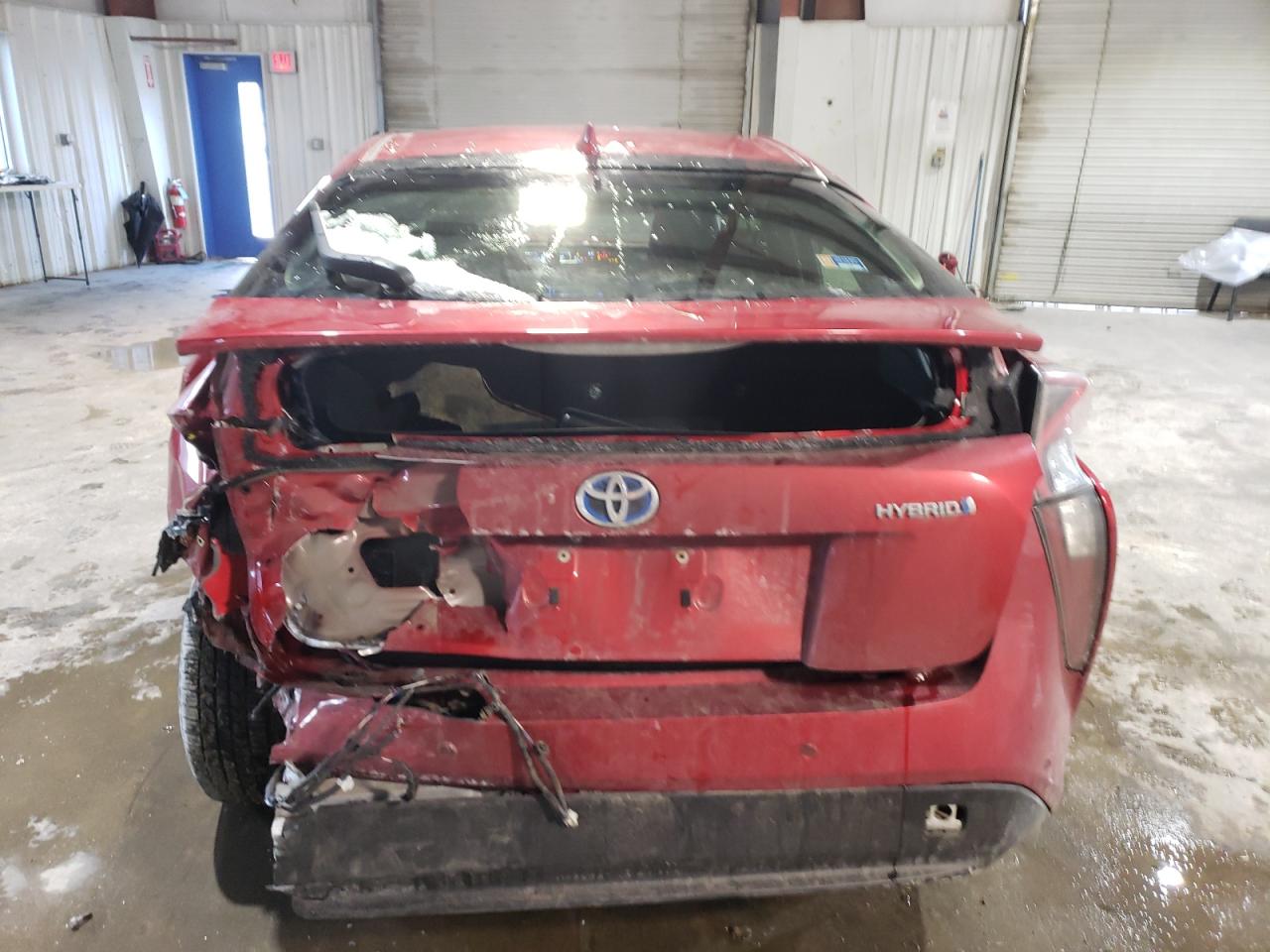 2018 Toyota Prius VIN JTDKBRFU3J3066303 Copart auction photo, rear end / front end damage thumbnail 6