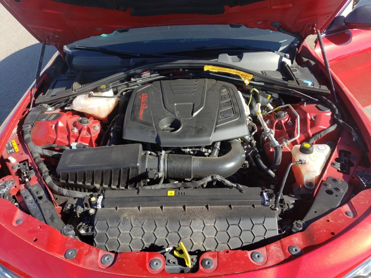 2019 Alfa Romeo Giulia VIN ZARFAMBN0K7606082 Copart auction photo, side / undercarriage damage thumbnail 12
