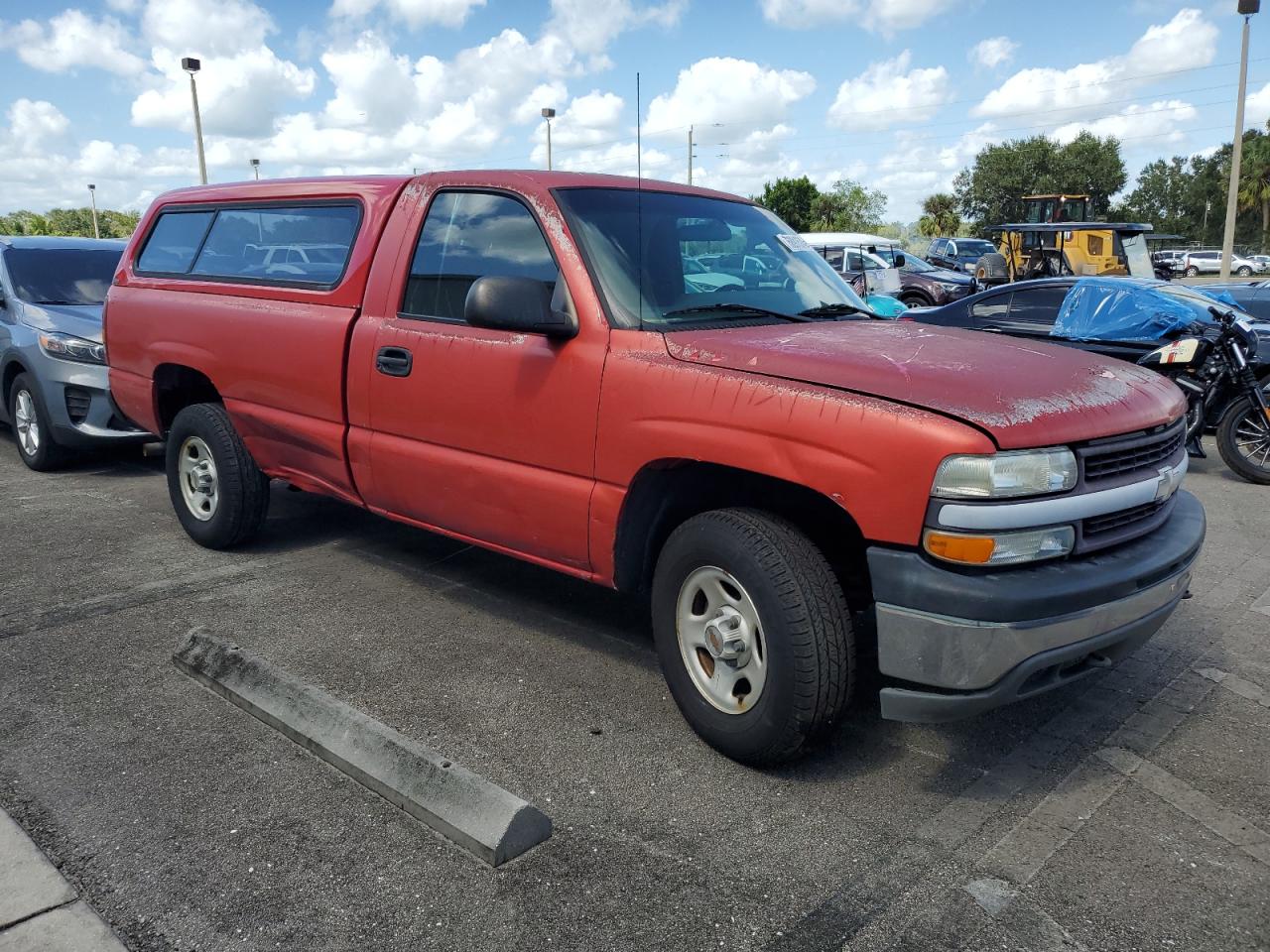 2002 Chevrolet Silverado VIN 1GCEK14W32Z156861 Copart auction photo, water/flood damage thumbnail 4