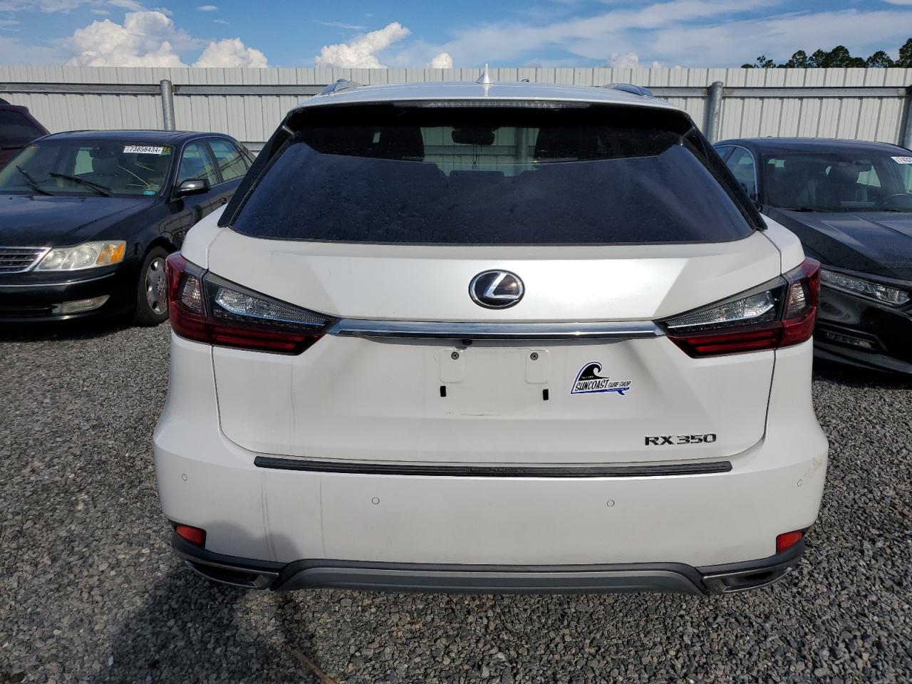 2021 Lexus RX VIN 2T2HZMAA4MC185328 Copart auction photo, water/flood damage thumbnail 6