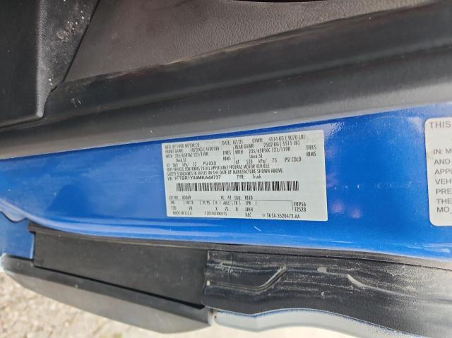 2021 Ford Transit VIN 1FTBR1Y84MKA44737 Copart auction photo, front end / minor dent/scratches damage thumbnail 10