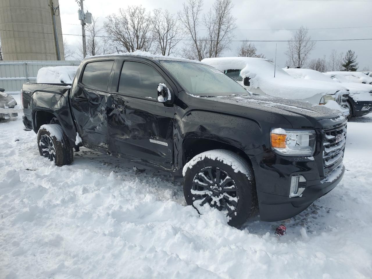 2022 GMC Canyon VIN 1GTG6CEN3N1315119 Copart auction photo, all over damage thumbnail 4