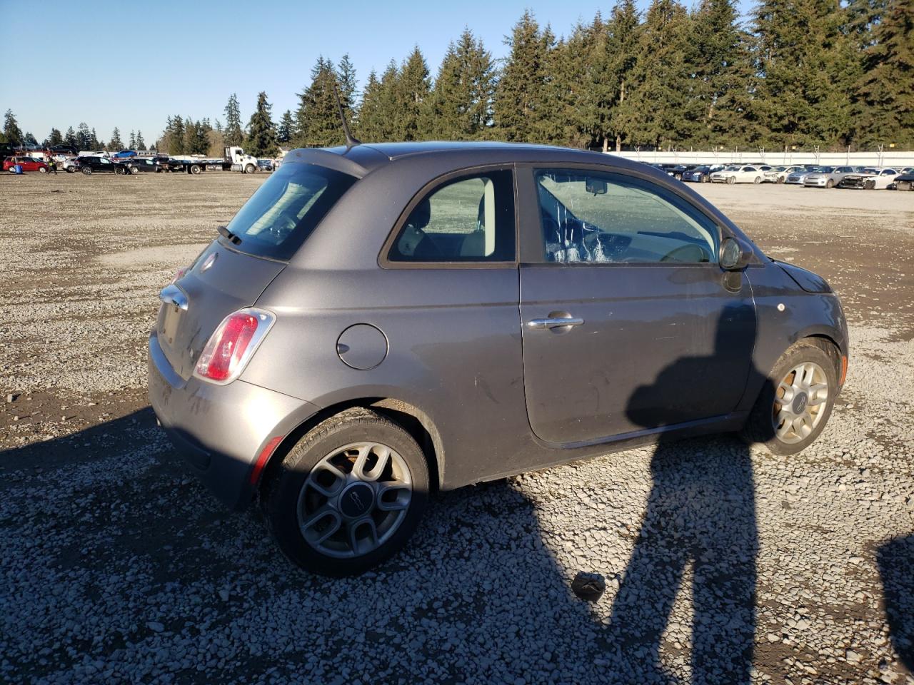 2012 Fiat 500 VIN 3C3CFFAR9CT306086 Copart auction photo, front end damage thumbnail 3