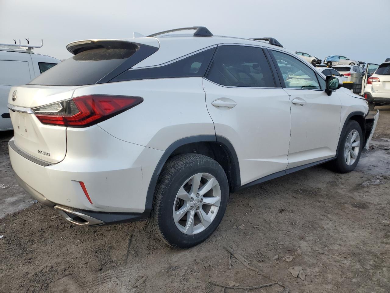 2017 Lexus RX VIN 2T2BZMCA3HC120348 Copart auction photo, front end / side damage thumbnail 3