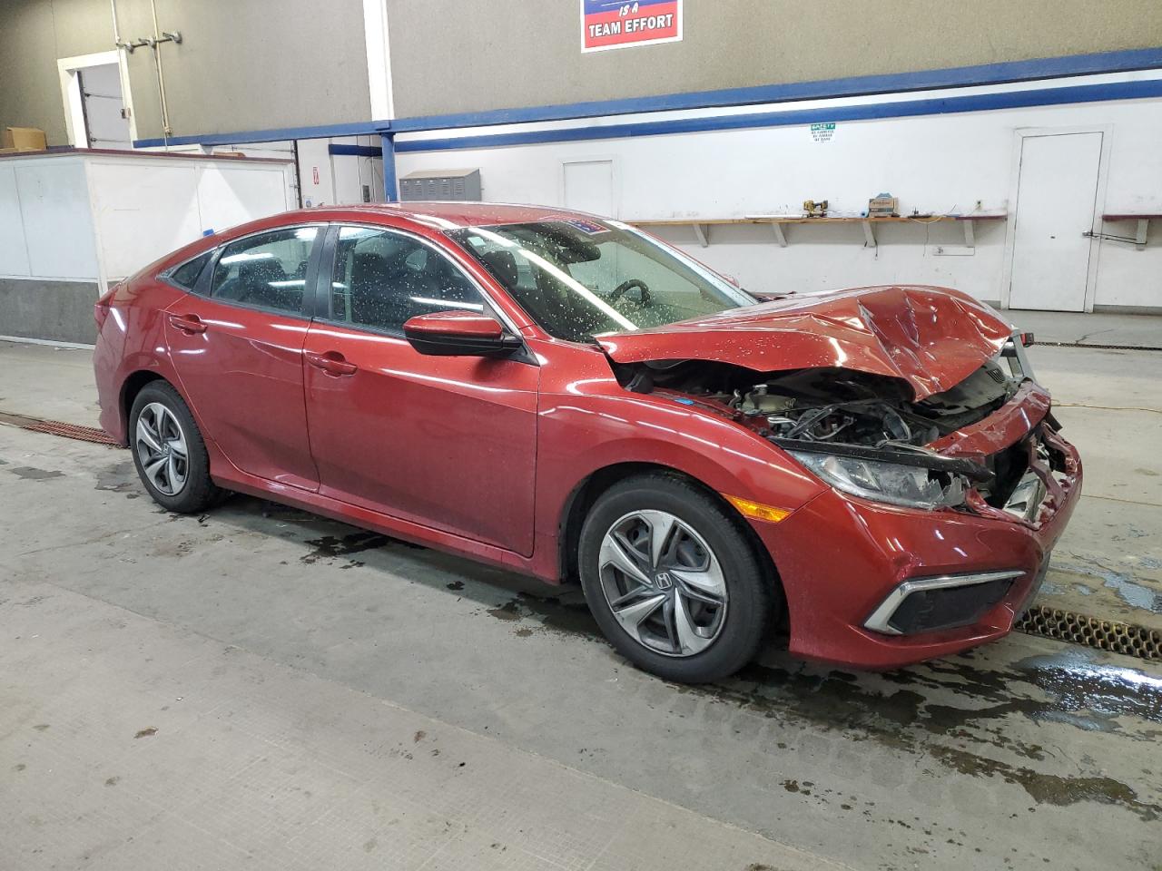 2020 Honda Civic VIN 2HGFC2F61LH541360 Copart auction photo, front end damage thumbnail 4