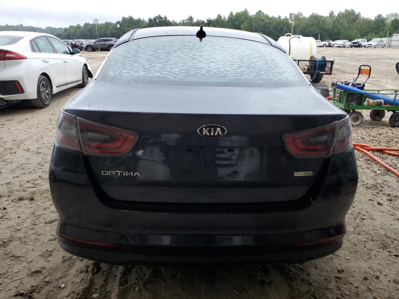 2014 KIA Optima VIN KNAGM4ADXE5067207 Copart auction photo, rear end damage thumbnail 6
