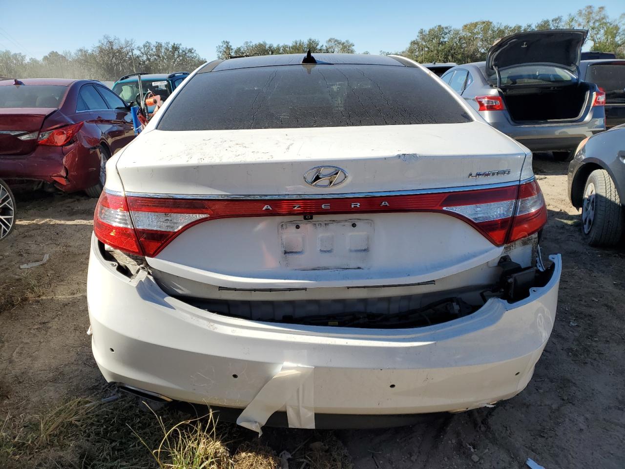 2016 Hyundai Azera VIN KMHFH4JG9GA569208 Copart auction photo, rear end / front end damage thumbnail 6