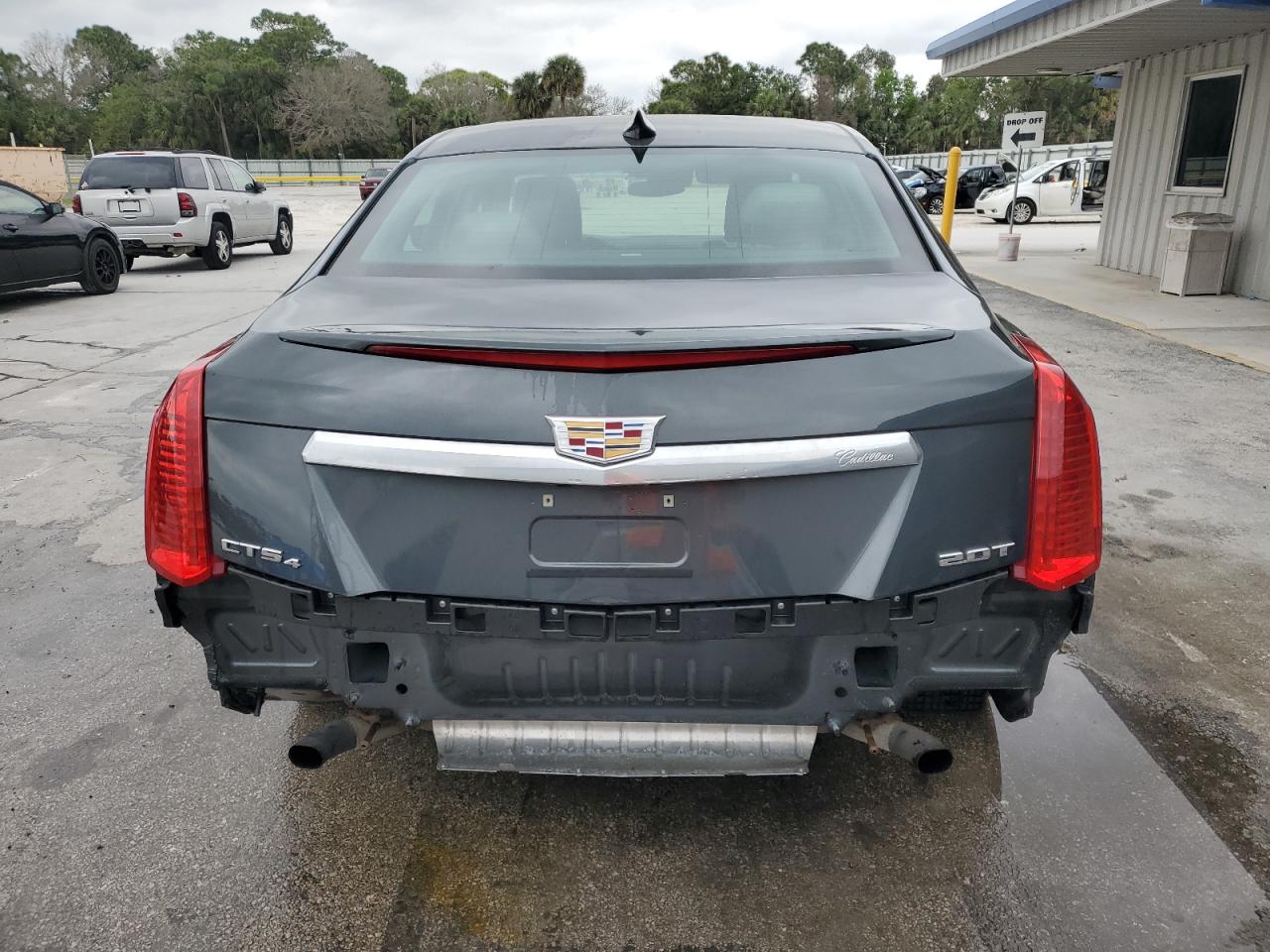 2015 Cadillac CTS VIN 1G6AX5SX1F0133045 Copart auction photo, front end / rear end damage thumbnail 6