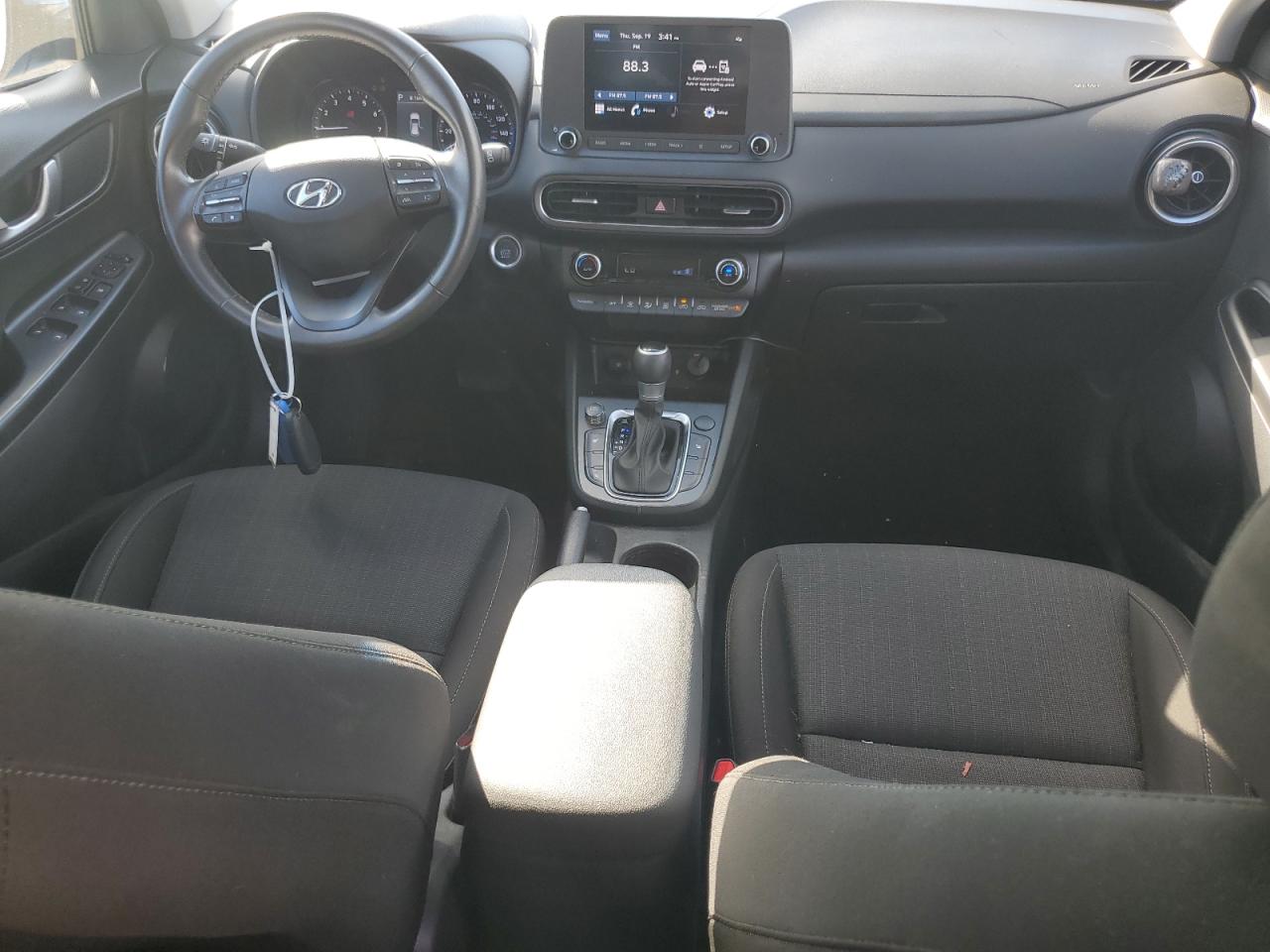 2022 Hyundai Kona VIN KM8K32AB9NU905408 Copart auction photo, front end damage thumbnail 8