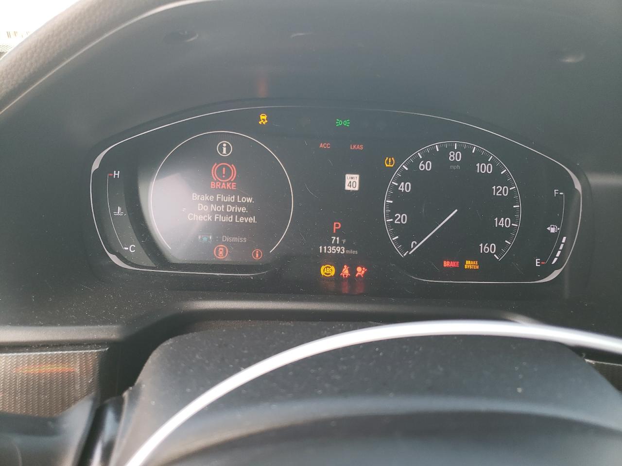 2019 Honda Accord VIN 1HGCV1F32KA009061 Copart auction photo, front end damage thumbnail 9