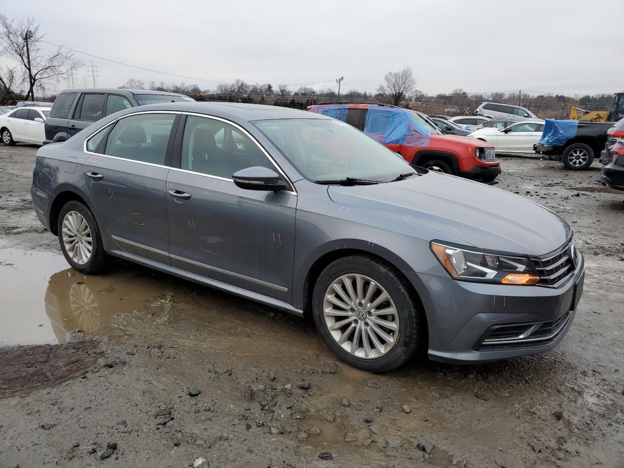 2016 Volkswagen Passat VIN 1VWBT7A34GC031257 Copart auction photo, rear end / side damage thumbnail 4