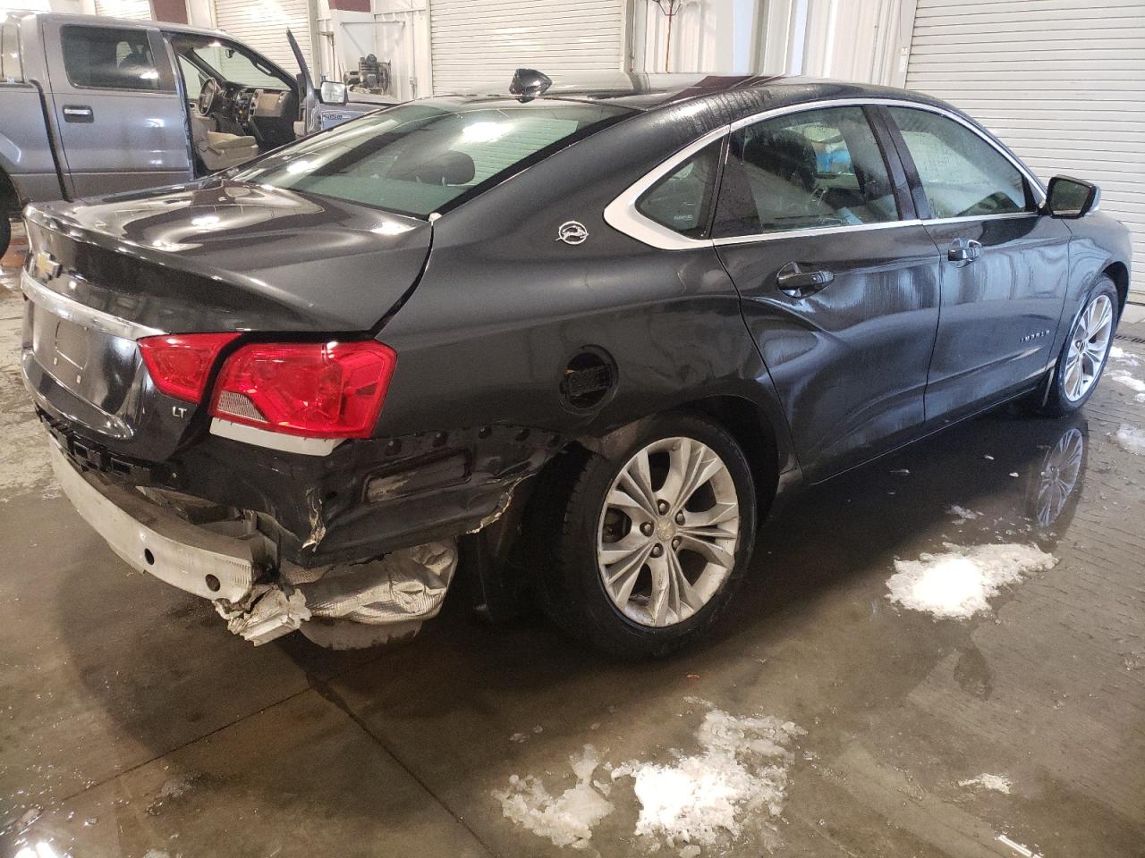 2014 Chevrolet Impala VIN 1G1125S33EU122265 Copart auction photo, rear end / side damage thumbnail 3