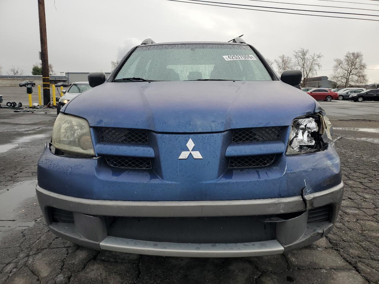 2003 Mitsubishi Outlander VIN JA4LX31G83U095890 Copart auction photo, front end / side damage thumbnail 5