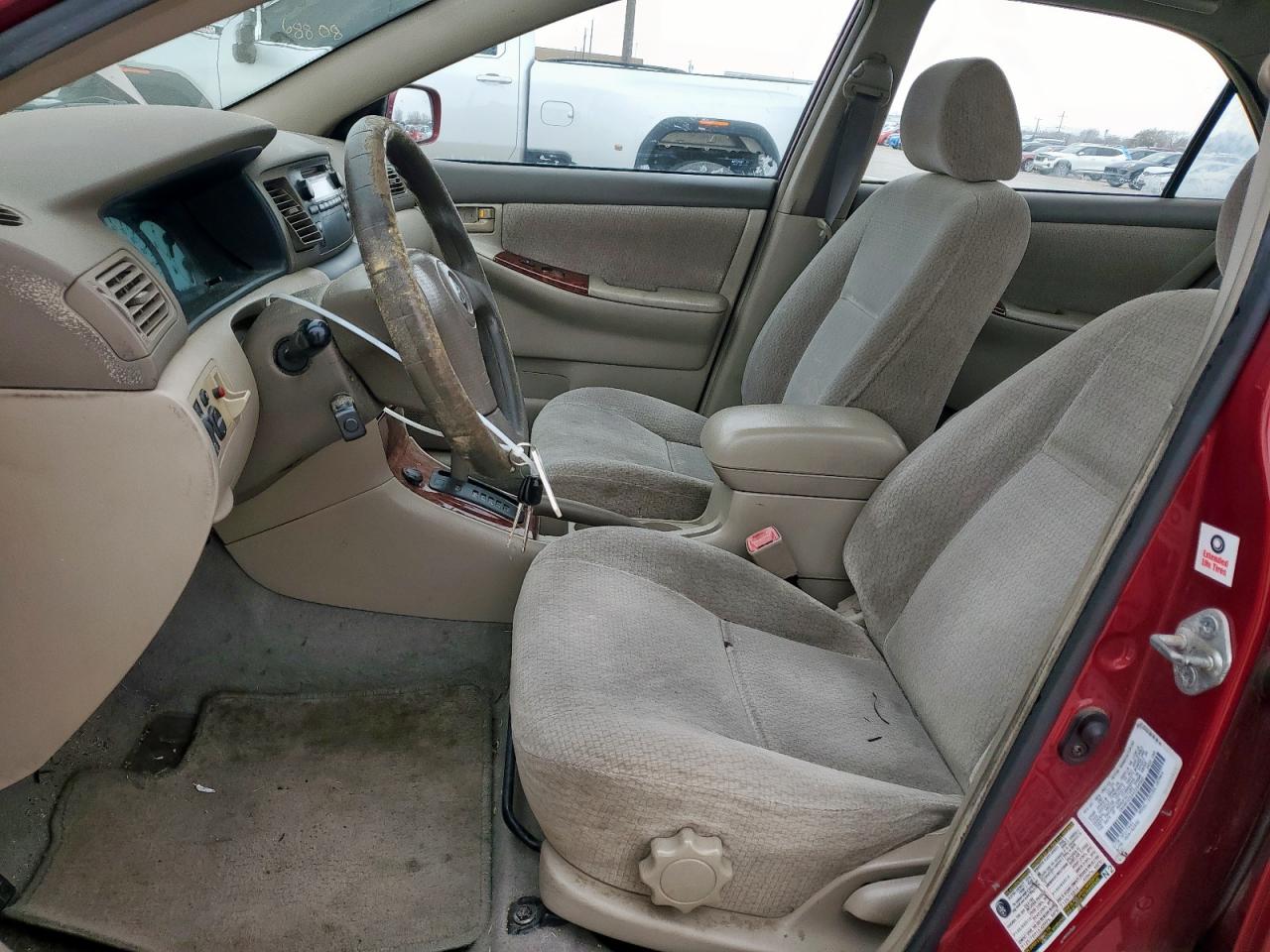 2004 Toyota Corolla VIN 1NXBR32E84Z284562 Copart auction photo, hail damage thumbnail 7