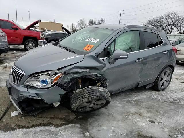 2014 Buick Encore VIN KL4CJFSB6EB568819 Copart auction photo, all over / undercarriage damage thumbnail 12