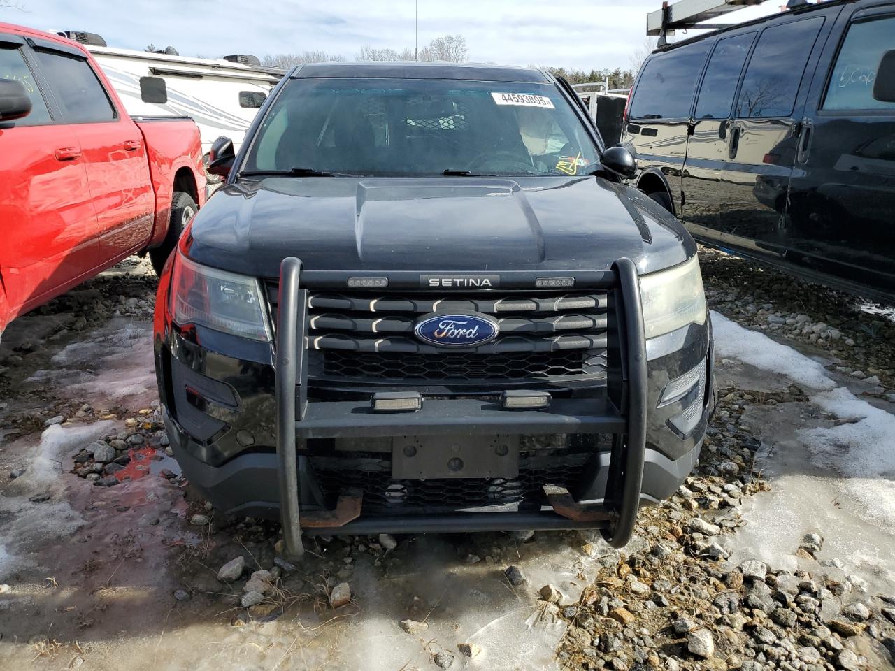 2016 Ford Explorer VIN 1FM5K8AR5GGB44734 Copart auction photo, front end / side damage thumbnail 5