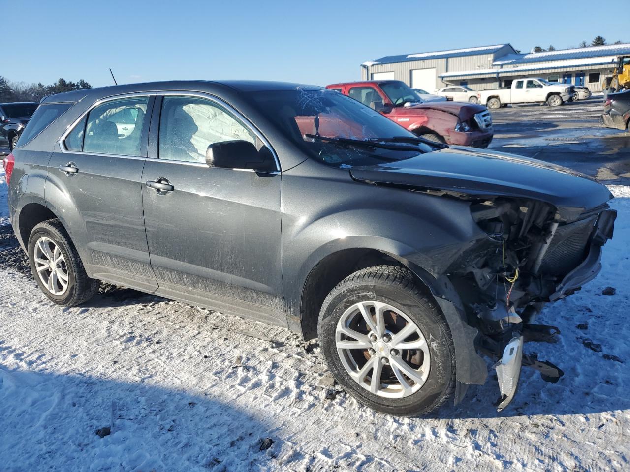 2017 Chevrolet Equinox VIN 2GNFLEEK6H6114569 Copart auction photo, front end damage thumbnail 4