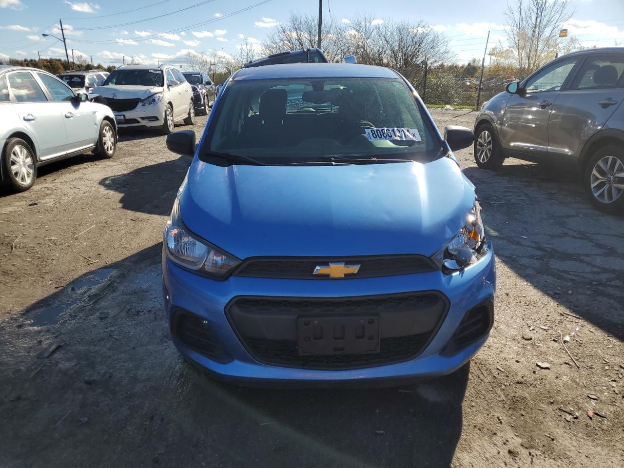 2016 Chevrolet Spark VIN KL8CB6SA7GC581708 Copart auction photo, front end / rear end damage thumbnail 5