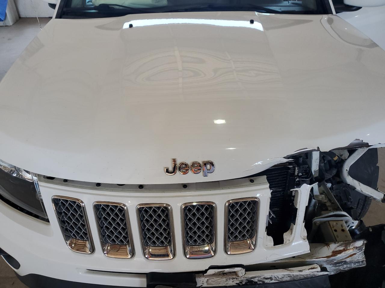 2016 Jeep Compass VIN 1C4NJDEB7GD759168 Copart auction photo, front end / frame damage damage thumbnail 12