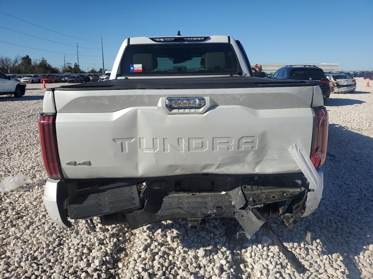 2023 Toyota Tundra VIN 5TFMC5DB6PX014651 Copart auction photo, rear end / side damage thumbnail 6