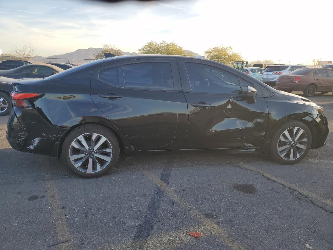 2020 Nissan Versa VIN 3N1CN8FV6LL807004 Copart auction photo, all over damage thumbnail 3