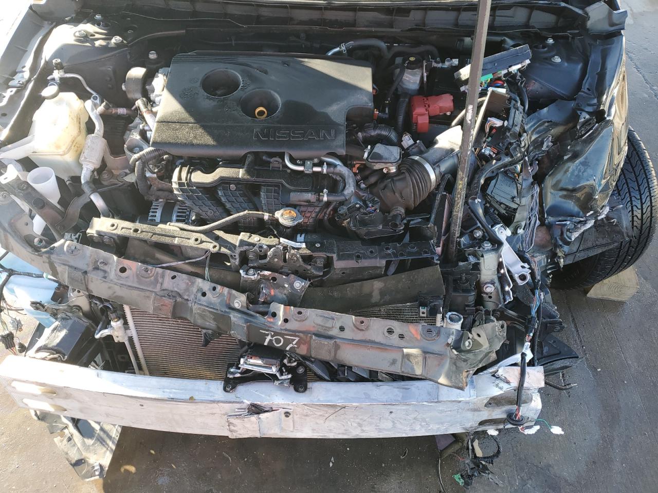 2020 Nissan Altima VIN 1N4BL4EW9LC249703 Copart auction photo, front end / side damage thumbnail 11