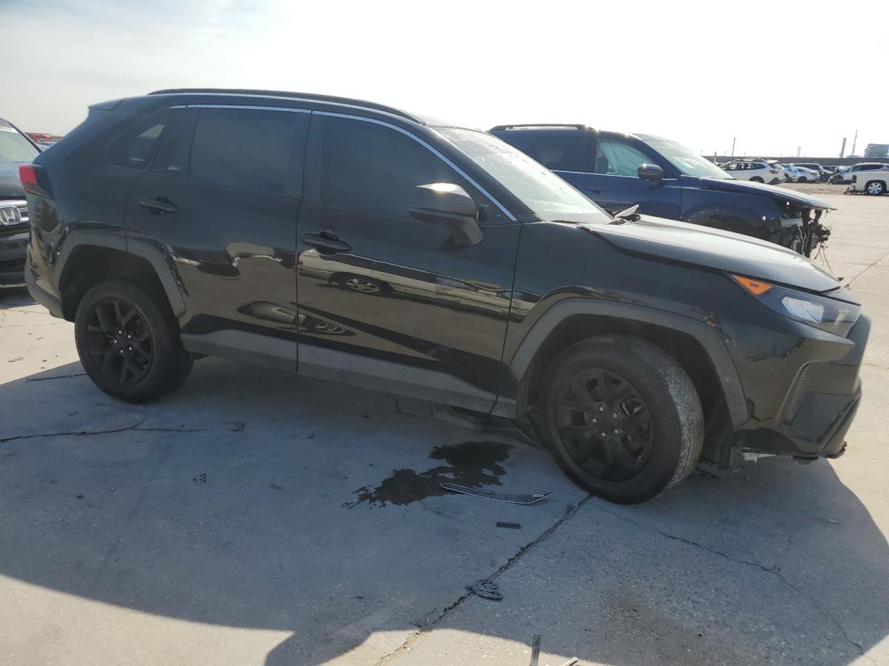 2021 Toyota RAV 4 VIN 2T3H1RFV7MC163948 Copart auction photo, all over damage thumbnail 4
