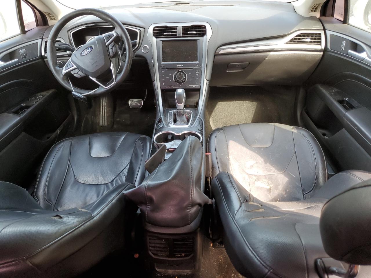 2014 Ford Fusion VIN 3FA6P0K9XER258850 Copart auction photo, rear end / side damage thumbnail 8