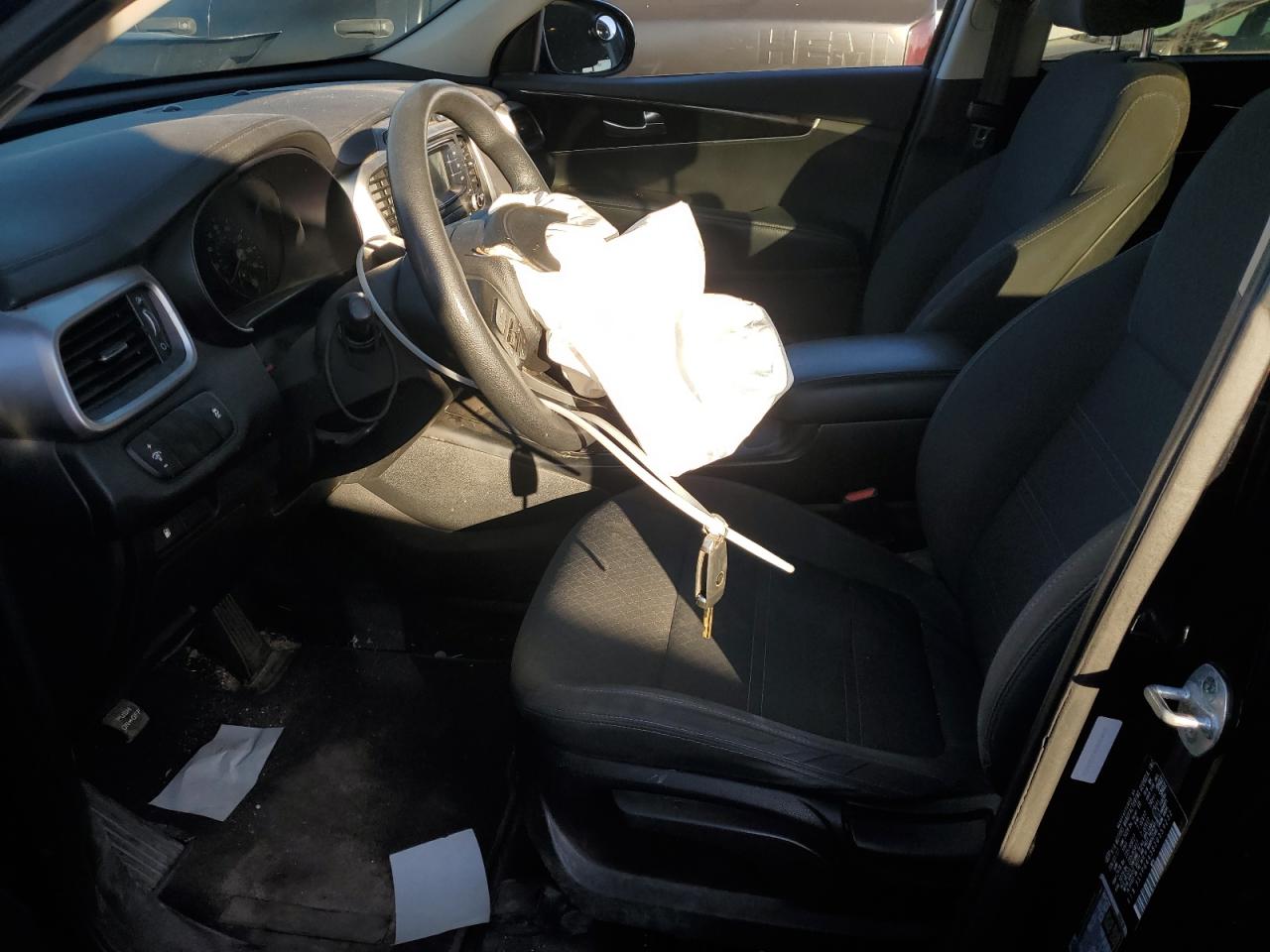 2018 KIA Sorento VIN 5XYPG4A38JG359232 Copart auction photo, front end / frame damage damage thumbnail 7