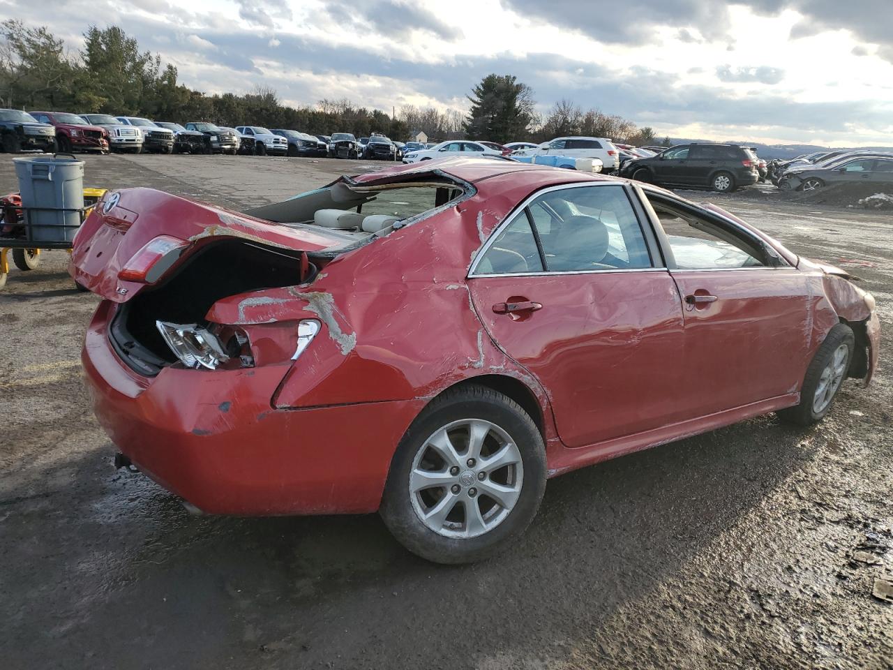 2009 Toyota Camry VIN 4T1BE46K09U320382 Copart auction photo, rollover damage thumbnail 3