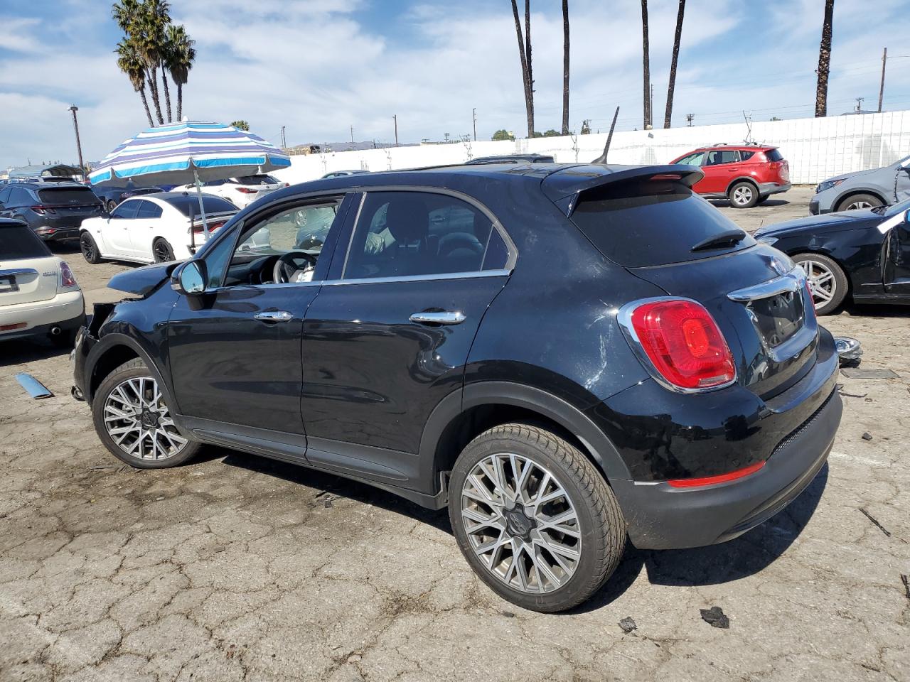 2018 Fiat 500 VIN ZFBCFXDB4JP655869 Copart auction photo, front end damage thumbnail 2