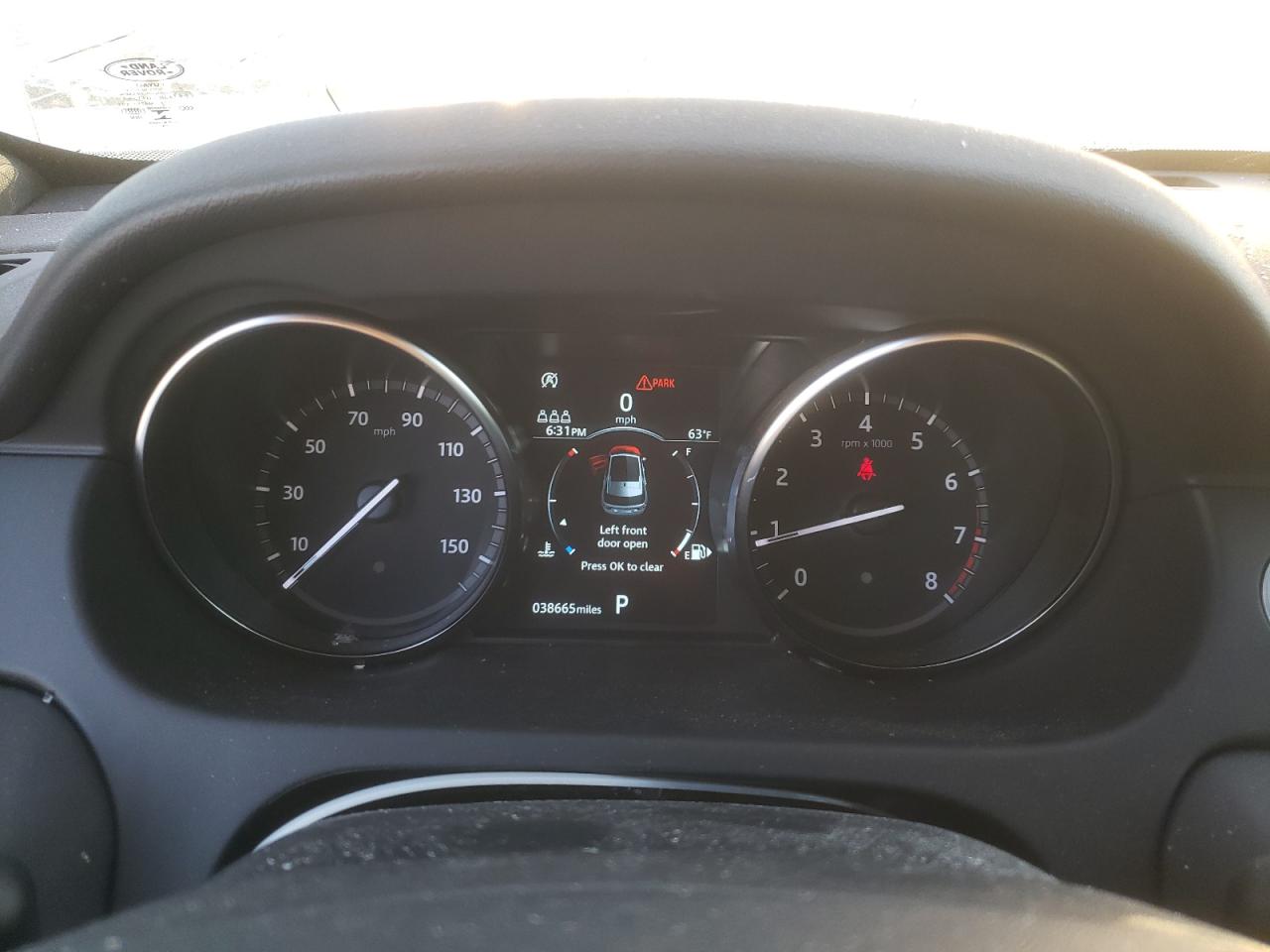 2019 Land Rover Discovery VIN SALCR2FX5KH821773 Copart auction photo, top/roof / minor dent/scratches damage thumbnail 9