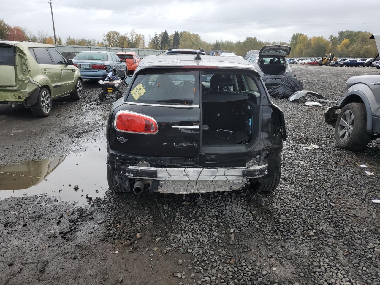 2016 MINI Cooper VIN WMWLN5C53G2B28217 Copart auction photo, rear end / side damage thumbnail 6