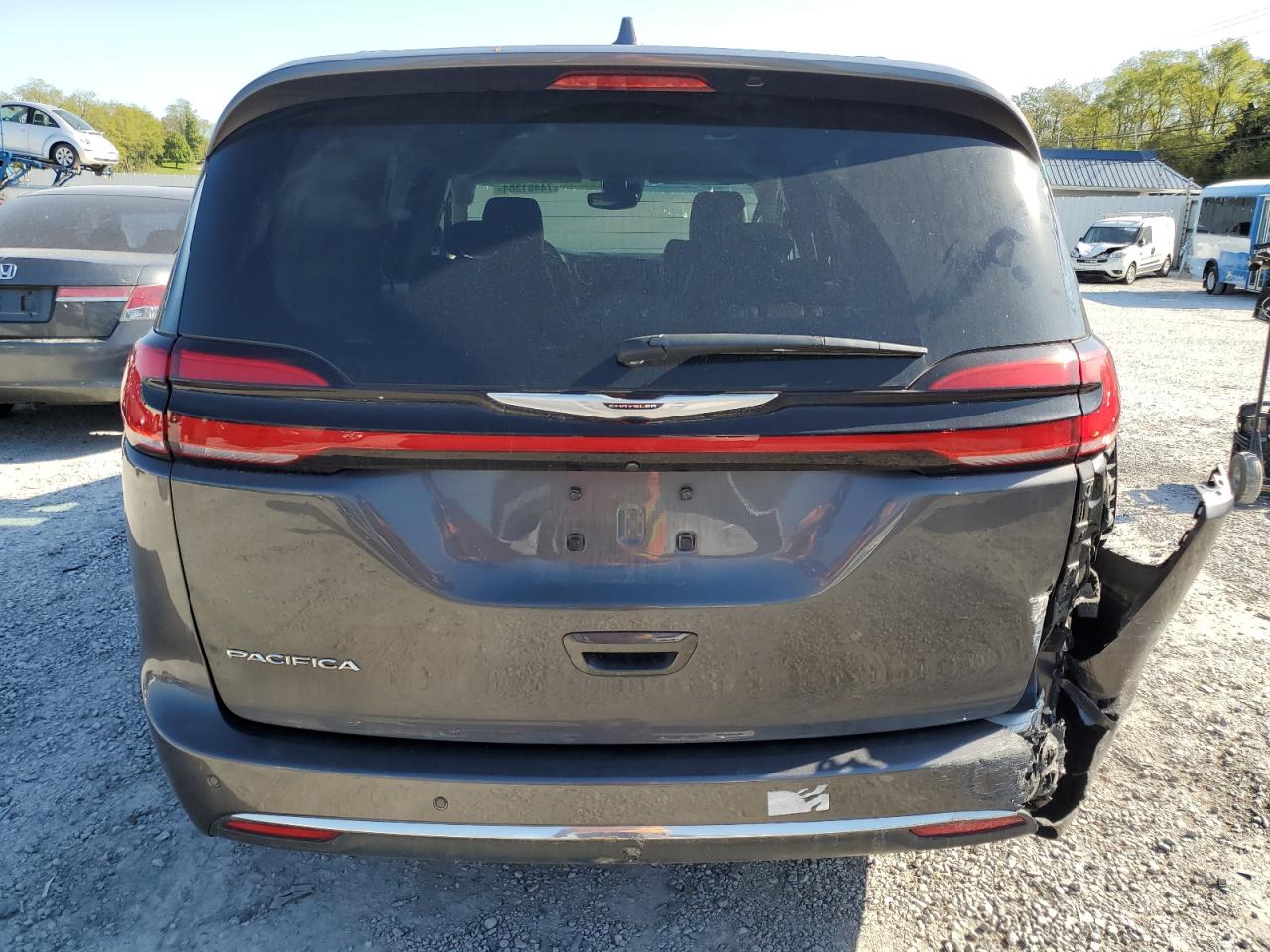 2021 Chrysler Pacifica VIN 2C4RC1BG2MR593614 Copart auction photo, rear end / front end damage thumbnail 6