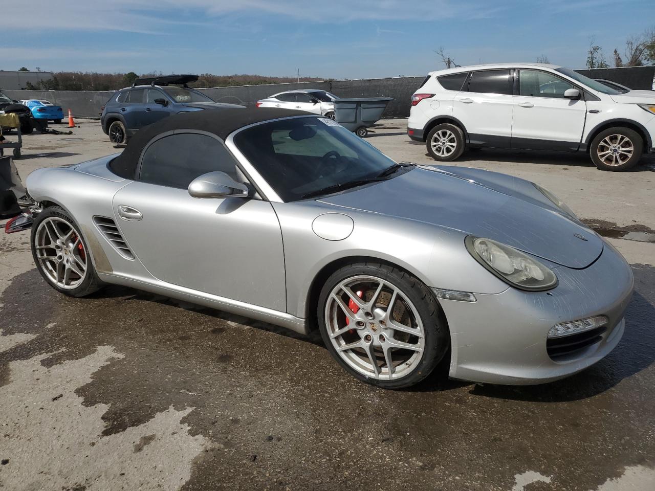 2009 Porsche Boxster VIN WP0CB29849U730334 Copart auction photo, rear end damage thumbnail 4