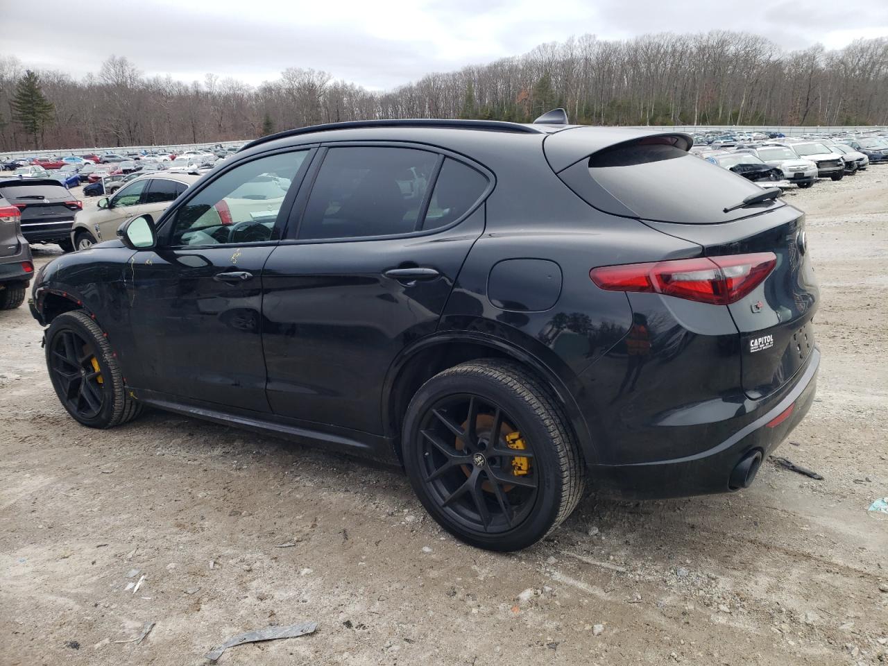 2020 Alfa Romeo Stelvio VIN ZASPAKBN3L7C98160 Copart auction photo, front end / side damage thumbnail 2