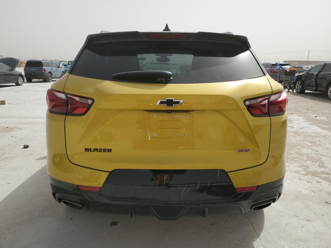 2022 Chevrolet Blazer VIN 3GNKBERS9NS202427 Copart auction photo, front end / minor dent/scratches damage thumbnail 6