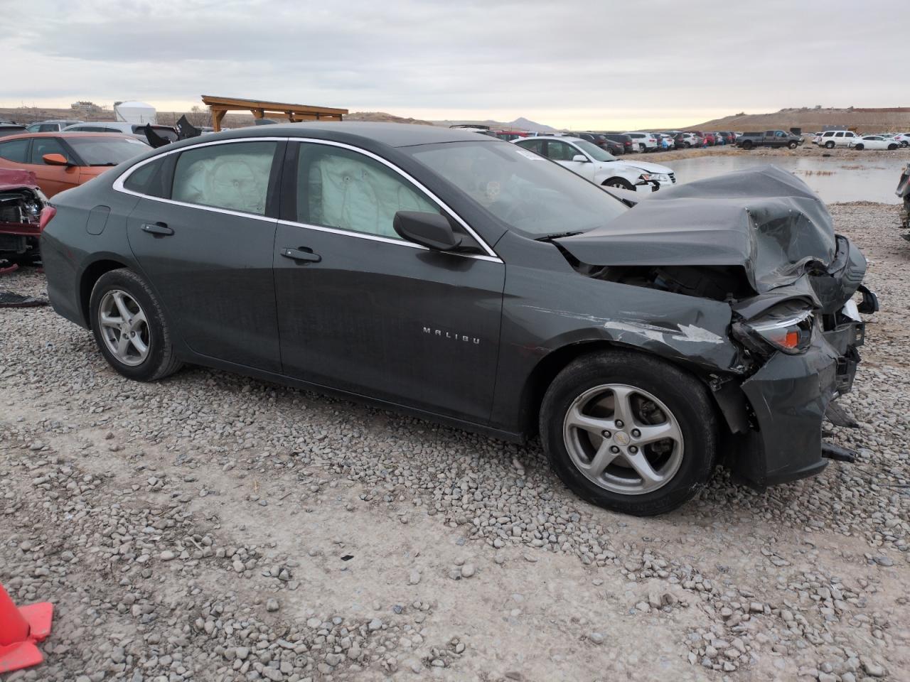 2017 Chevrolet Malibu VIN 1G1ZB5ST5HF209614 Copart auction photo, front end damage thumbnail 4