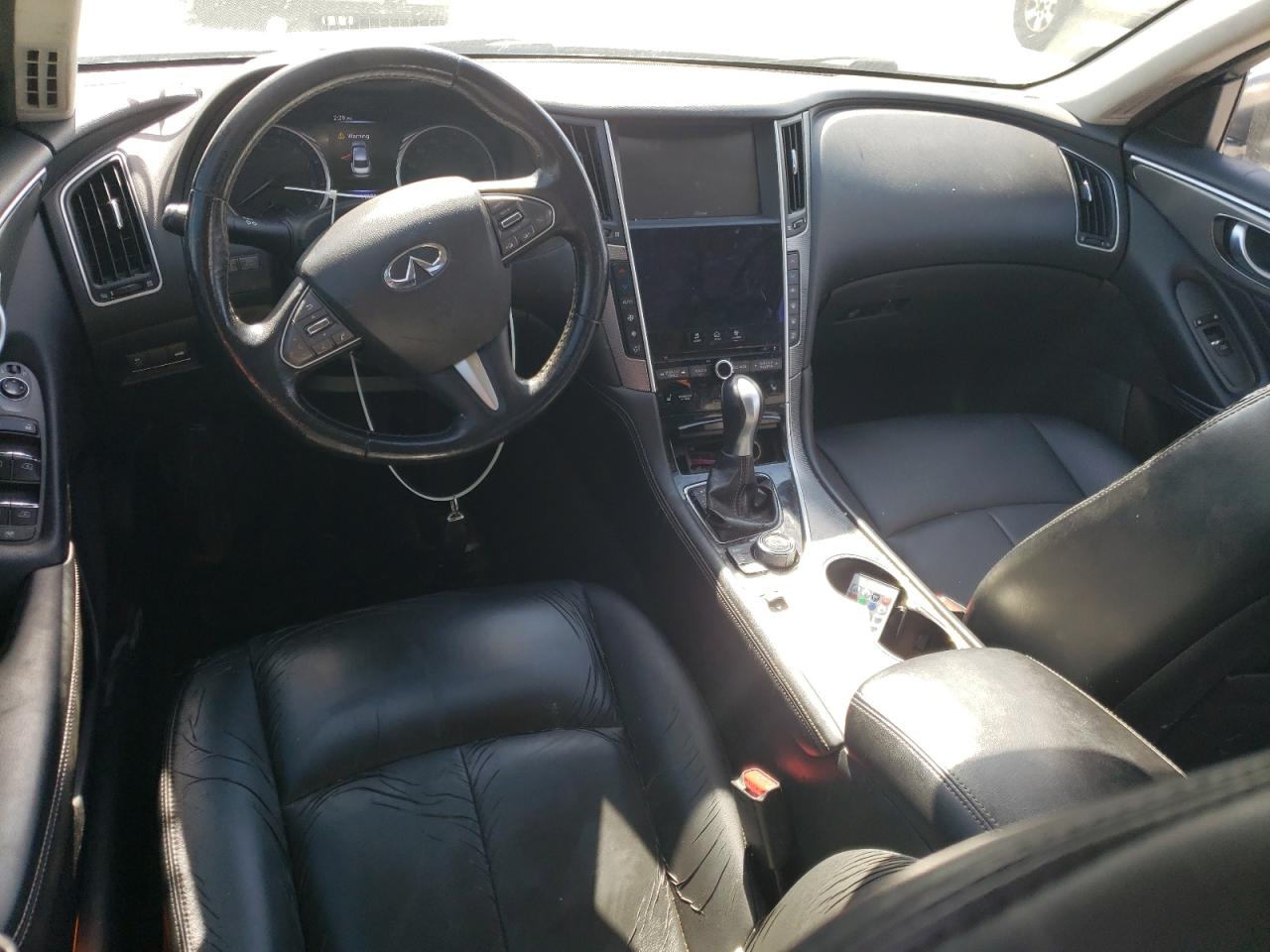 2015 Infiniti Q50 VIN JN1BV7AR4FM420090 Copart auction photo, side damage thumbnail 8