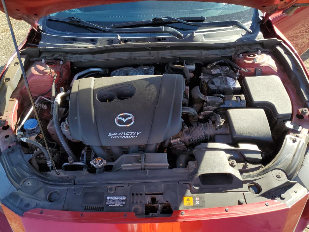 2015 Mazda 3 VIN JM1BM1L76F1260997 Copart auction photo, side damage thumbnail 12