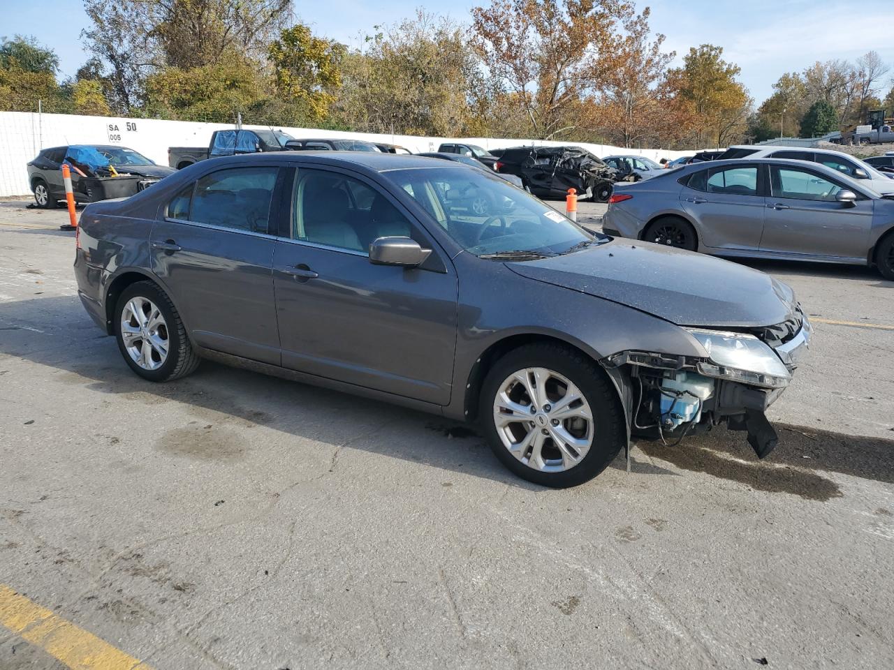 2012 Ford Fusion VIN 3FAHP0HA1CR396543 Copart auction photo, front end damage thumbnail 4