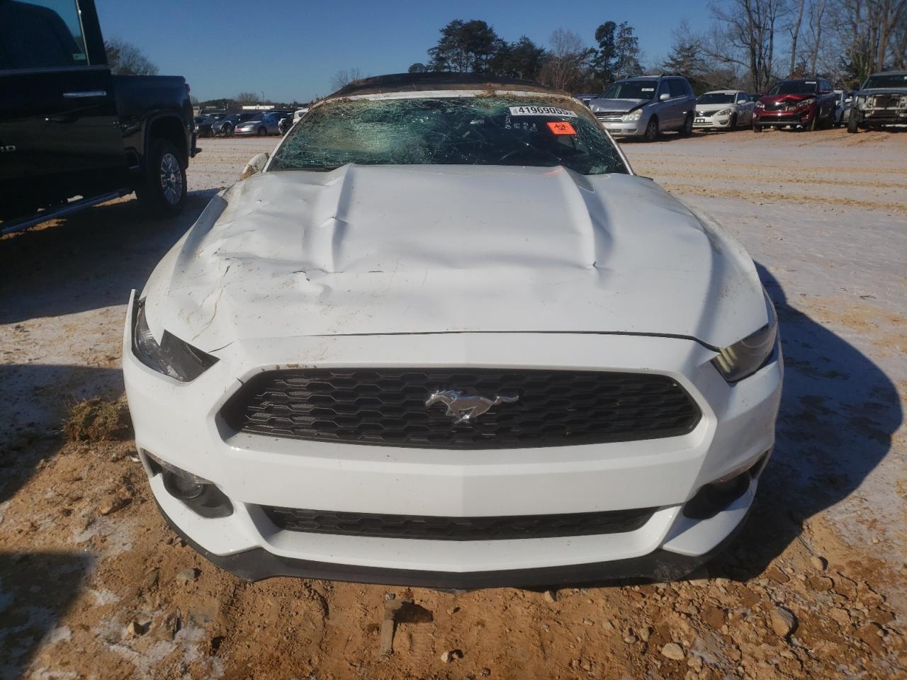 2017 Ford Mustang VIN 1FATP8UH6H5282639 Copart auction photo, rollover damage thumbnail 5
