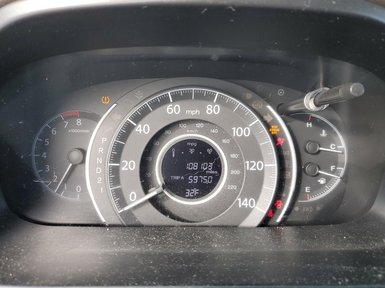 2014 Honda CR-V VIN 2HKRM4H79EH628704 Copart auction photo, front end damage thumbnail 9